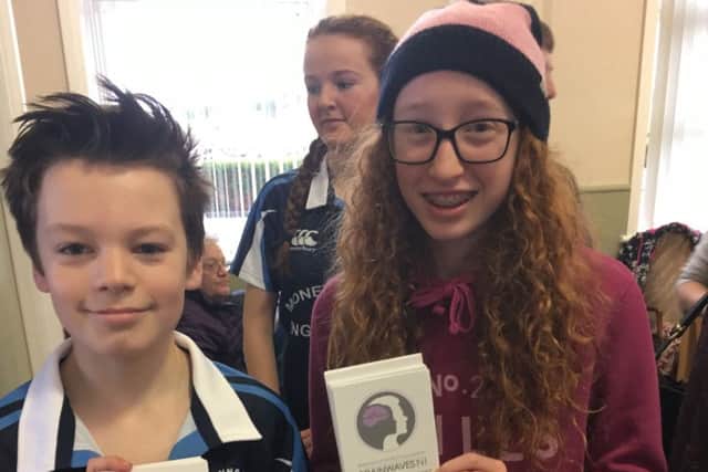 Club members Brendan Parker and Olivia McAleese out in force for a great cause