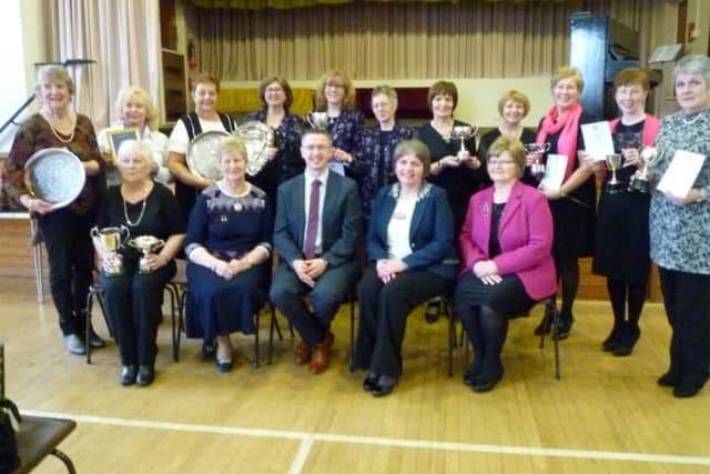 The prizewinners at the WI Music Festival 2017 at 2ND Comber Presbyterian Church hall