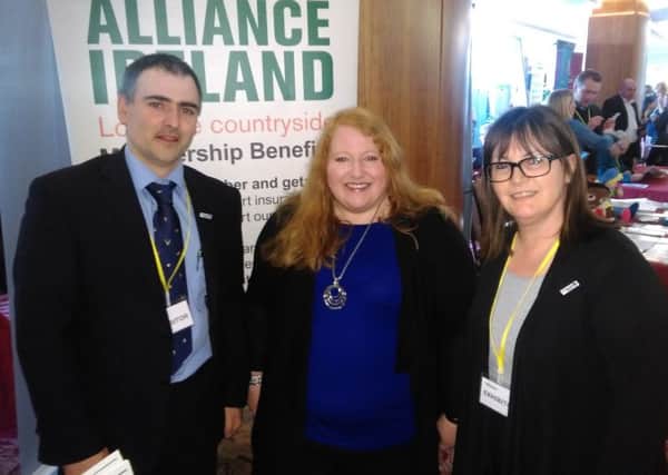 Members of Countryside Alliance Ireland (CAI) attended the recent  Alliance Party conference in Belfast. They met with party leader Naomi Long