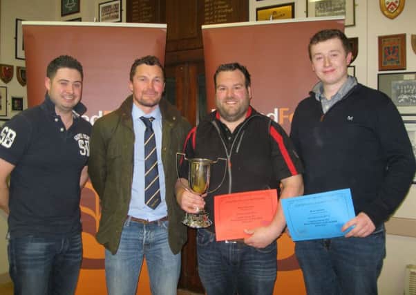Co Antrim club leaders who took part in the Co Antrim efficiency competition