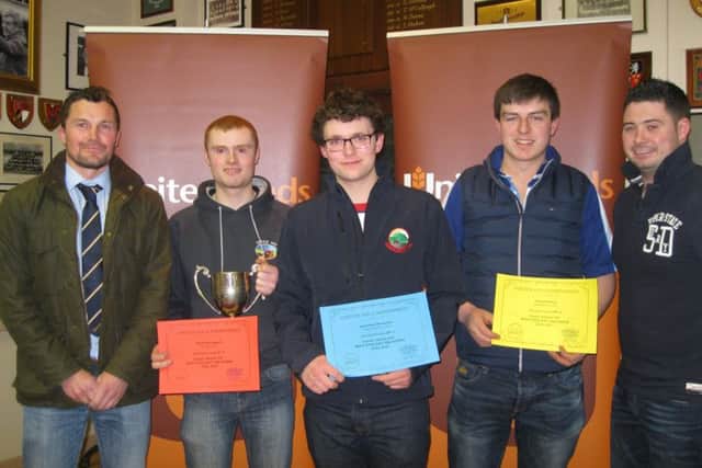 Co Antrim club treasurers who took part in the  Co Antrim efficiency competition