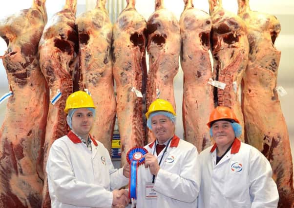 Winner of the Commercial beef section Colin Jack, from Ardstraw