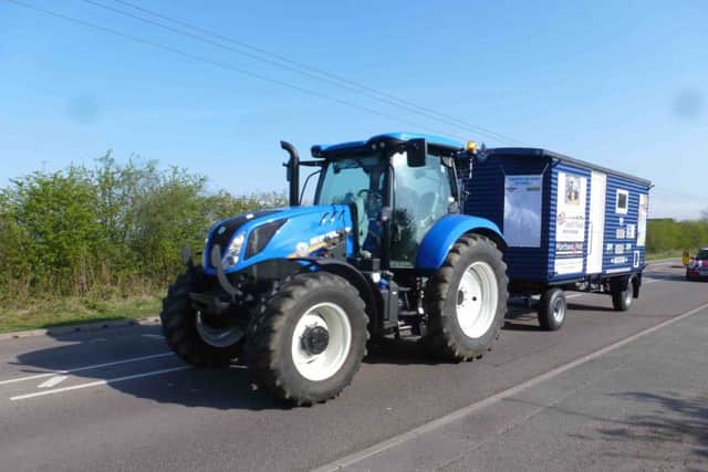 New Holland on the road