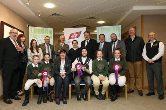Show sponsors ABP Food Group, Lurgan pictured with equestrian section representatives
