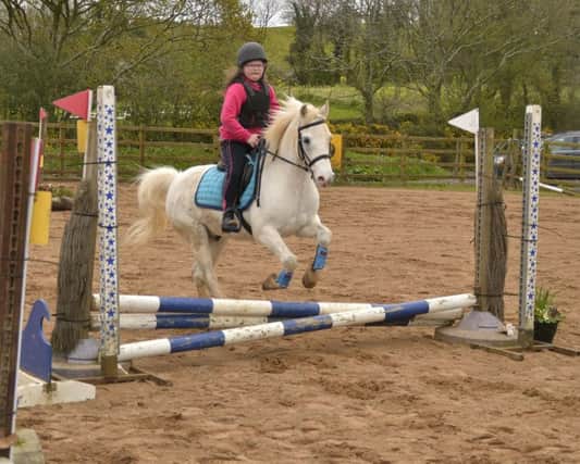 Anna Vallely riding Milo in Class 1. Photographs by JHd Photography