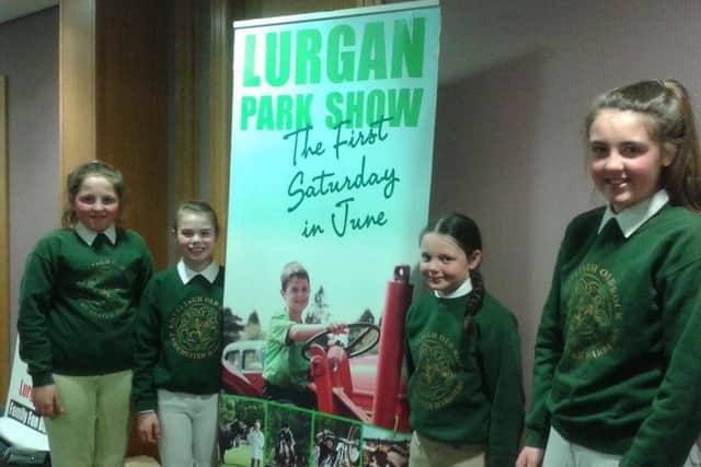 Pictured are Killultagh Pony club members eagerly awaiting Lurgan Show