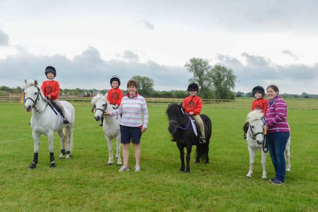 Winners of the Lead Rein assisted competition were the team from North Down