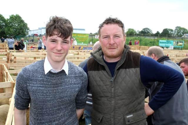 Vincent and Matthew Brennan, from Clonmany in Co Donegal, enjoying their day at Omagh Show 2017