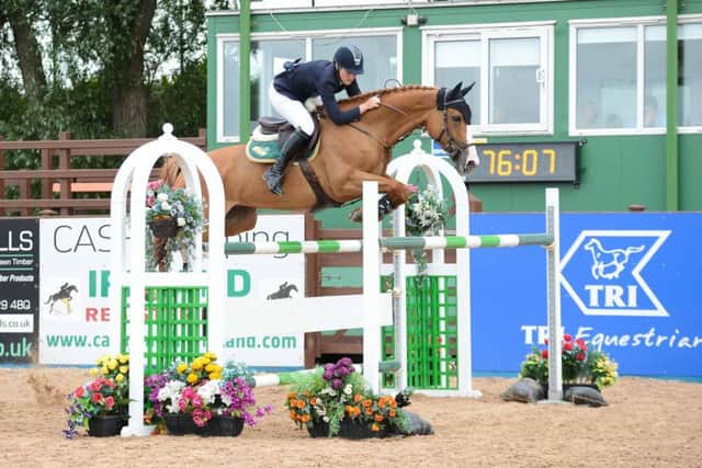 Jenny Rankin riding Beech Hill Lucia, winners of the 1.35/1.40m YR Qualifier