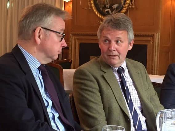 UFU President Barclay Bell meeting with the Secretary of State for Environment, Food and Rural Affairs, Michael Gove.
