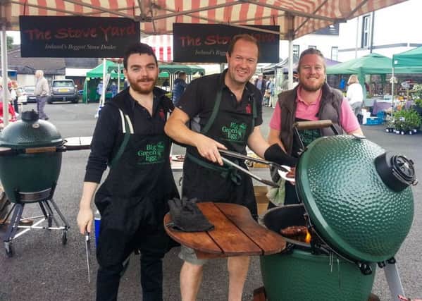 The Big Green Egg crew from The Stoveyard in Newtownards will be joining the market, with chef Jasper Castell demonstrating how to get the very best from your meat when cooking on the barbecue