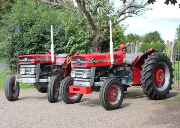 1966 Massey Ferguson 135 and a 1965 Massey Ferguson 130 which are estimated at Â£6,000 and Â£5,000 respectively.