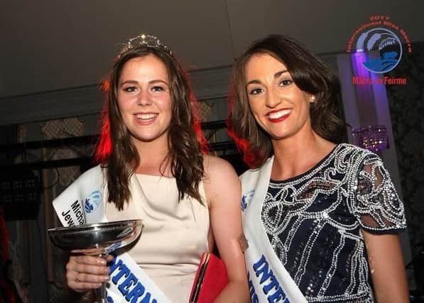 International Miss Macra 2017 and YFCU member Lynsay Hawkes is pictured beside SinÃ©ad Guiney who was the International Miss Macra 2016.