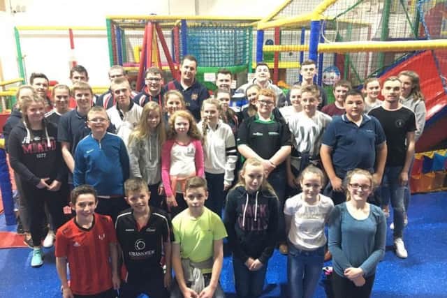 Members attend Laser Quest in Newry