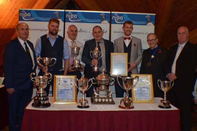 St Malo OB National Winners - Russell Bros - Dromara - pictured with their vast array of awards won