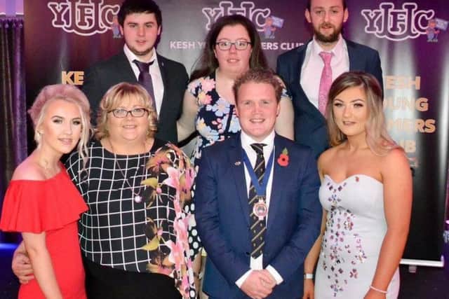 Current committee members and YFCU president James Speers. From top left, Dylan Thompson, Gillian Henderson and George Irvine. Bottom left, Taylor Simpson, Sandra Beacom, YFCU president James Speers and Hannah Birney