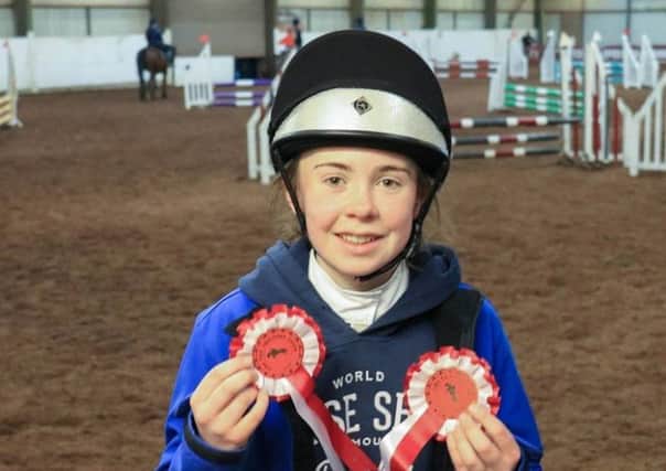 Lucy Coulter secured two double clears on April
